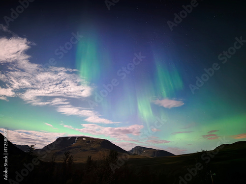 Northern lights, a celestial spectacle in northern Norway beyond the Arctic Circle