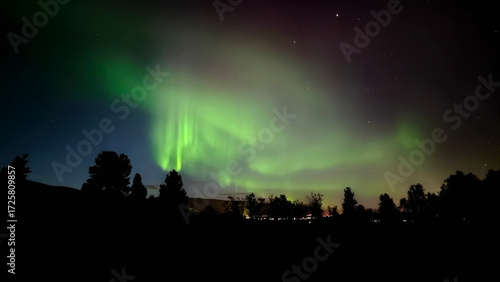 Northern Lights, Aurora Borealis, celestial theater beyond the Arctic Circle