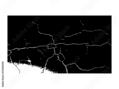 Cracks Icon, Broken, Shattered, and Damaged Symbols for Design and UI