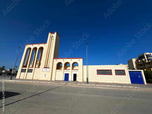 Iglesia de Nuestra Señora del Carmen in Dakhla, Western Sahara, Morocco