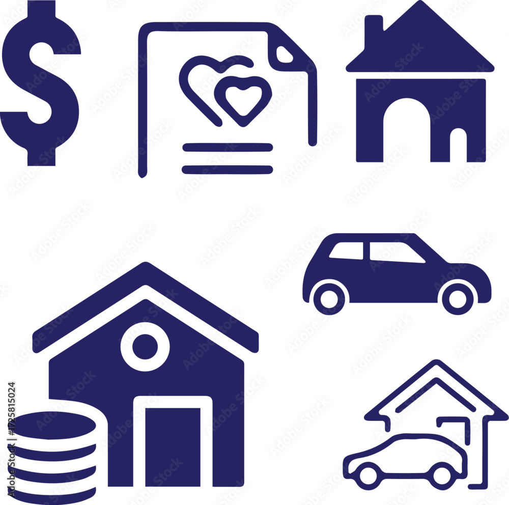 Obraz premium real estate icon