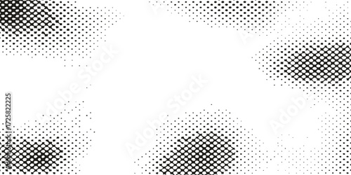 Abstract halftone dots background vector design with geometric pattern and texture