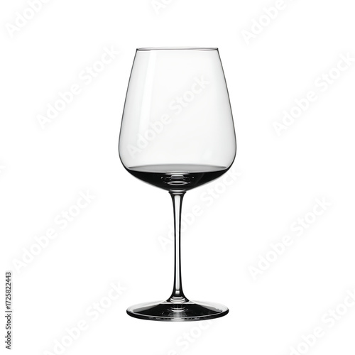 Wine Glass Isolated on White Background