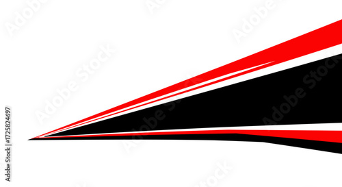 Dynamic Abstract Background with Red, Black, and White Lines, Evoking Speed, Movement, and Modern Design Elements