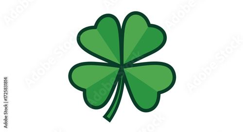 four leaf clover isolated