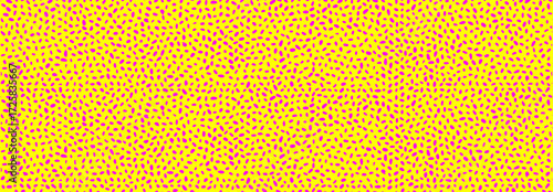 Polka dot pattern with tiny irregular dots and organic texture for seamless baby background.