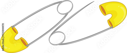  vector illustration of  pins set 