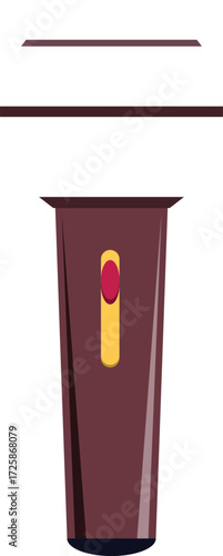 vector illustration of  a mike 