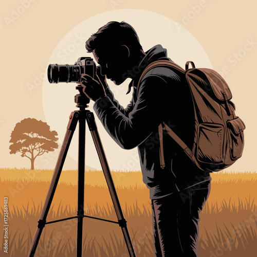 photographer at work