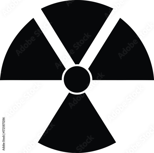 Radioactive decay symbol for science and safety communications
