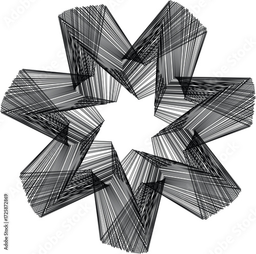  illustration black and white abstract background