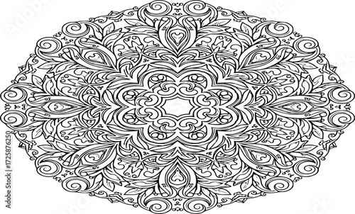 ornamental round lace