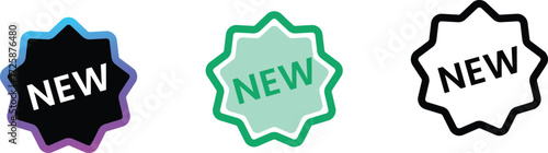 New Arrival Icon Pack Outline Bold Color Styles Stylish new arrival badge icon in outline bold and color style Ideal for ecommerce promotions digital store banners product launch and retail apps