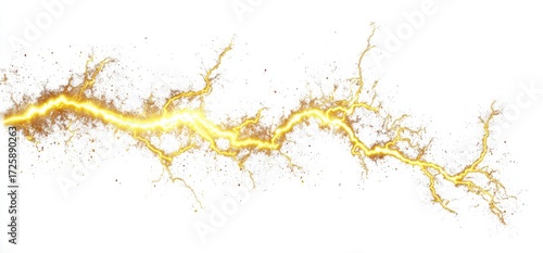 Golden Lightning Discharge