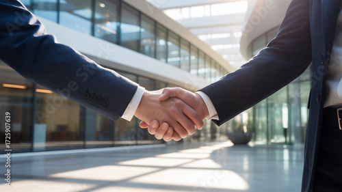 business people shaking hands