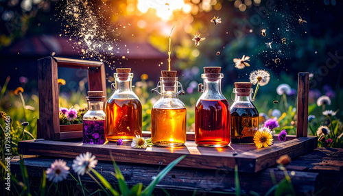 eehive Honey Alternative Station. Vegan Lifestyle. Generated Image