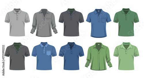 A curated collection of stylish polo shirts offering versatility and comfort for any occasion.