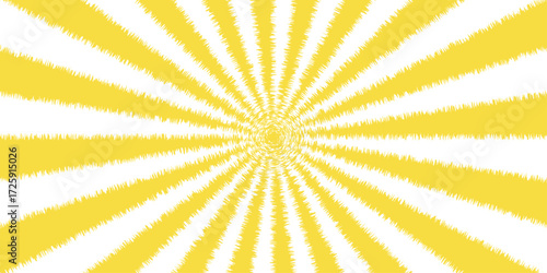 Abstract template with yellow sunrays on light background. Abstract background with light of sunburst. sunrise background, retro round lines. summer ray sunburst hot sunrise wallpaper background.