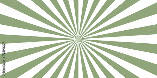 Abstract template with green sunrays on light background. Abstract background with light of sunburst. sunrise background, retro round lines. summer ray sunburst hot sunrise wallpaper background.