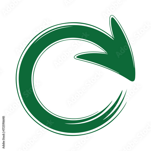 Circular Loop Refresh Arrow Vector Icon