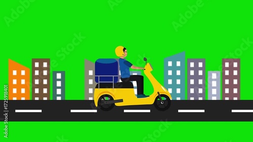 Home delivery animation, Delivery, Product delivery