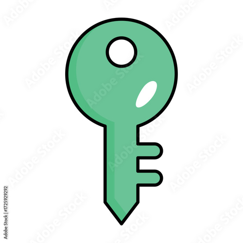User Interfece Colored Outline Icons