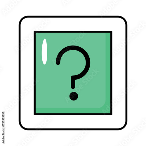 User Interfece Colored Outline Icons