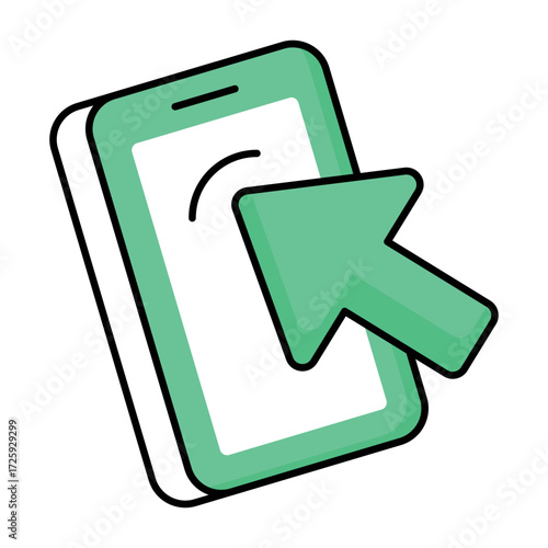 User Interfece Colored Outline Icons