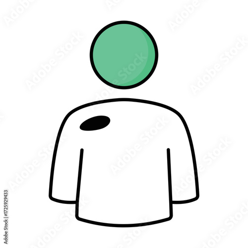 User Interfece Colored Outline Icons