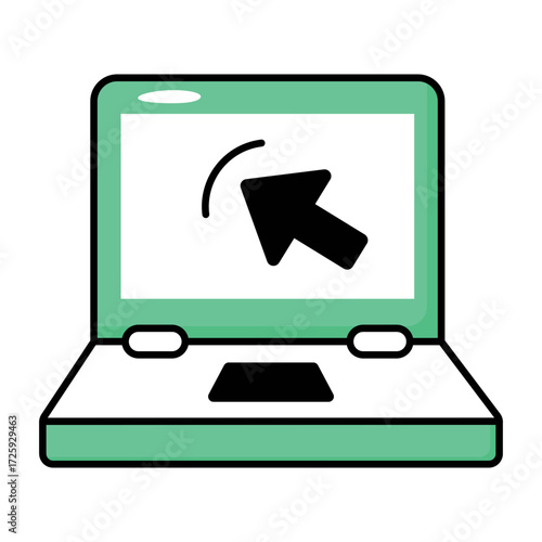 User Interfece Colored Outline Icons