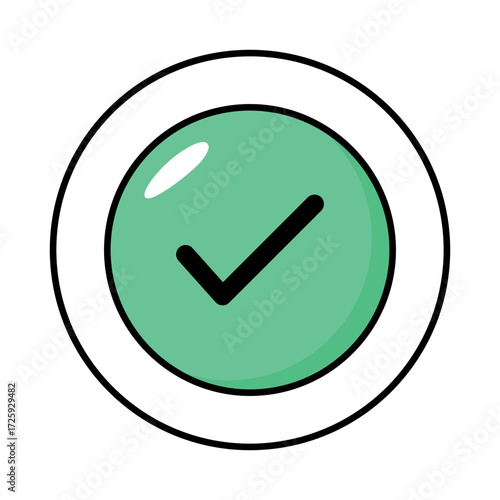 User Interfece Colored Outline Icons