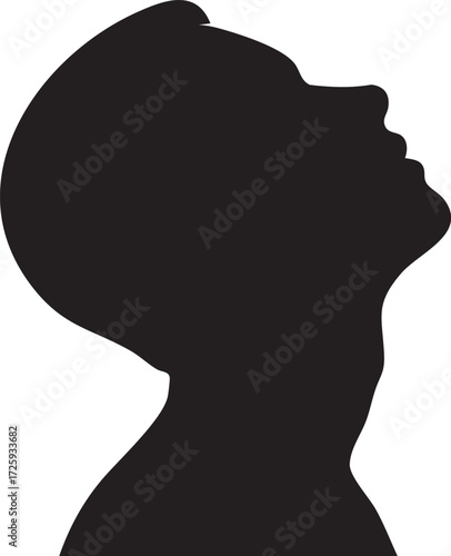 Face looking up