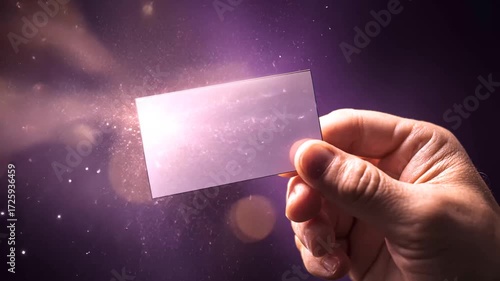 Blank business card magic