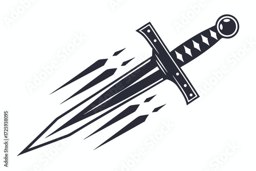 Sword flies forward with power, showing a trail of momentum
