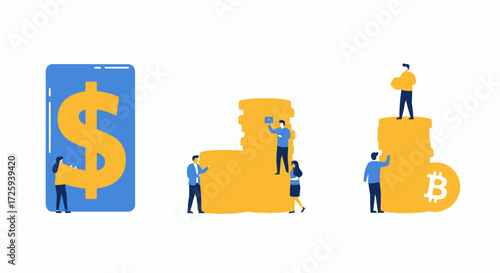 Visualizing The Evolution Of Digital Currencies From Traditional Fiat Money To Modern Cryptocurrencies And Their Economic Impact