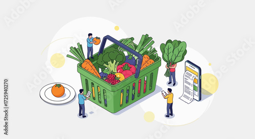 Online Grocery Shopping and Healthy Food Delivery Services for a Balanced Diet