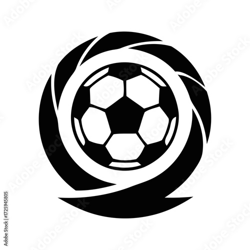 Exciting Soccer Match, Players Showcase Skills, Stadium, Illustration, Energetic Environment, Aerial View, Sportsmanship Concept