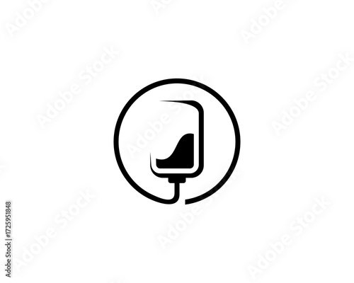 Medical dropper icon showing liquid being dispensed