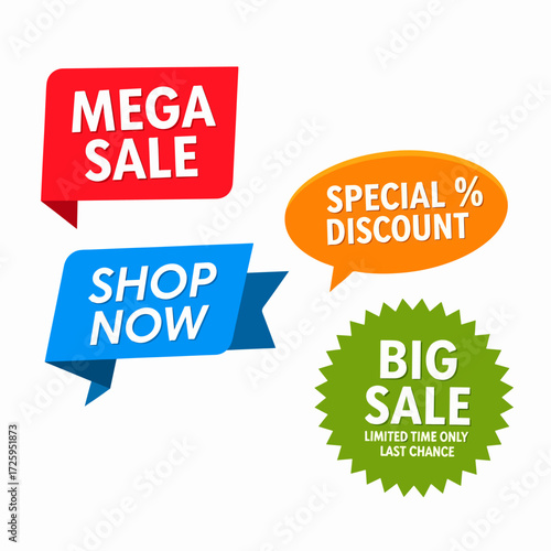 Best discount offer banners. Price deal sale stickers. Black friday special offer tags. Sale bubble coupon. Promotion discount banner templates design. Buy offer sticker. Super deal set. Vector