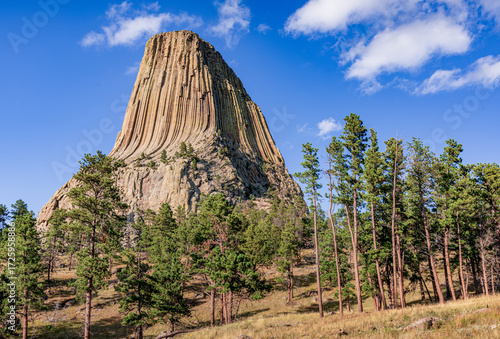  Devil's Tower monument in Wyoming