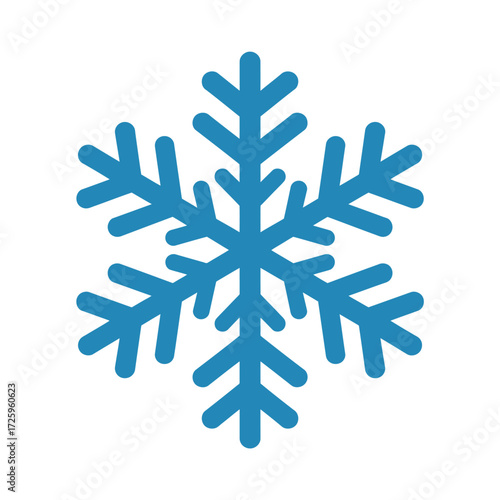 Blue Snowflake Icon winter cold