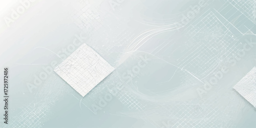 The image features an abstract grunge background with a gray vintage texture and pattern, suitable as a vector illustration for paper wall or ice-like surface design