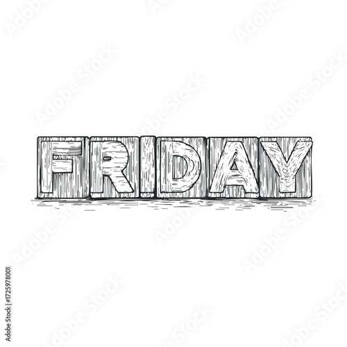 Celebrate Friday with fun and relaxation ideas for the weekend. Vector black icon