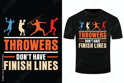 Throwers Don't Have Finish Lines Javelin Discus Shot Put Svg Design