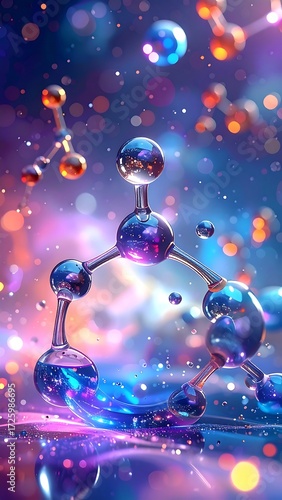 Vibrant molecular structure (1)