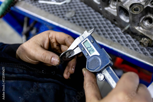 Engine repair service car automobile mechanic engine