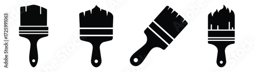 paint Icon Set, Vector illustration