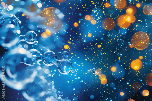 Abstract science background. The concept of search and scientific research