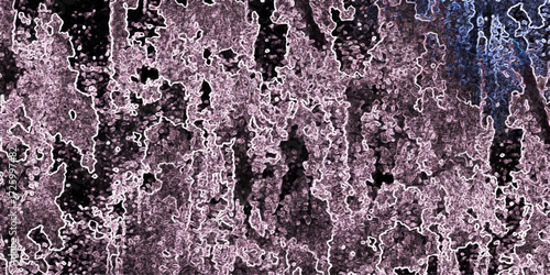 Abstract textured background with glowing white outlines and dark purple and blue hues grunge pattern