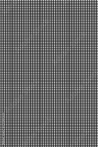 Close-up view of a fine, regular grid pattern.